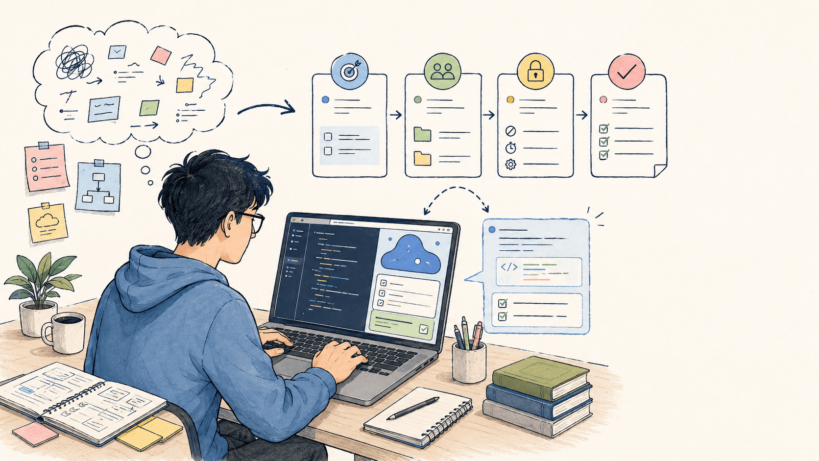 Buổi đầu tiên với coding agent